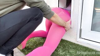 Adriana Chechik - My Mom Got Stuck In The Dog Door