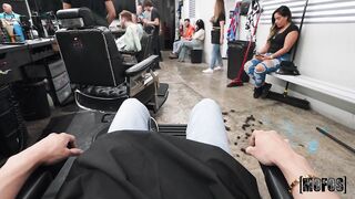 Lucky Anne At The Barbershop