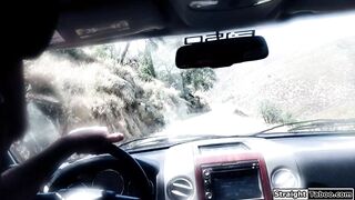 Busty blonde milf masturbate her pussy while taking a shower