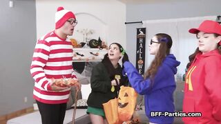 Trick or treat foursome with stealing girlfriends who got busted
