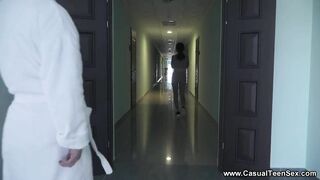 Hotel fuck with nubile beauty