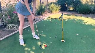 Elly Clutch Golf Date Turns Into Outdoor Doggystyle Sex Blowjob Facial Video